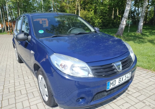 Dacia Sandero cena 13900 przebieg: 204000, rok produkcji 2011 z Dziwnów małe 562